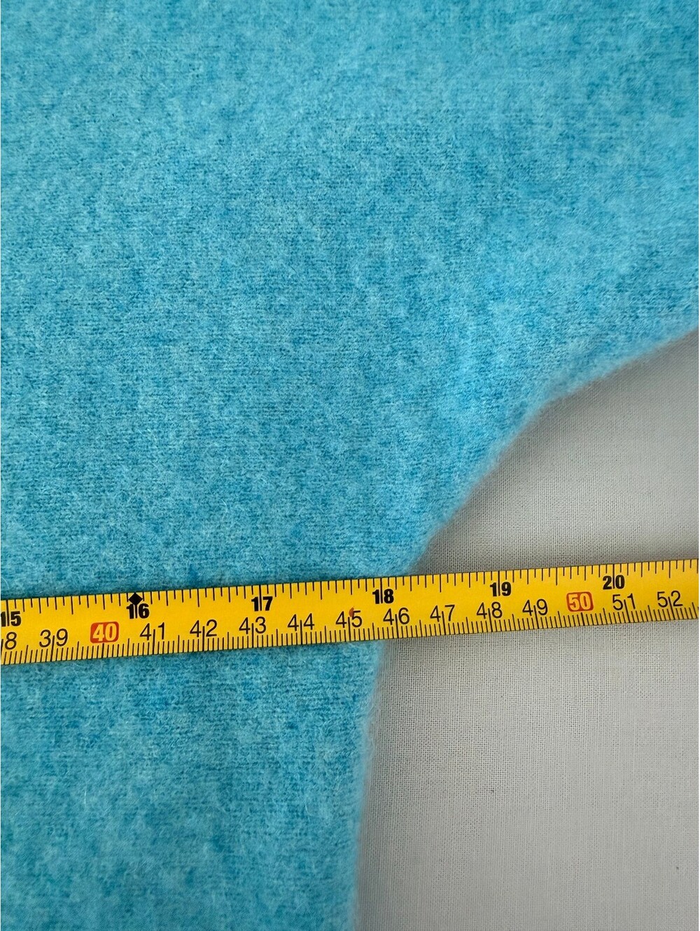 Tahari 100% Cashmere V Neck Sweater Blue Tagged L Fits XS S - Picture 7 of 8